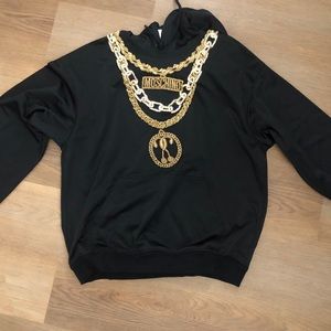 COPY - H&M MOSCHINO BLACK SWEATSHIRT HOODIE